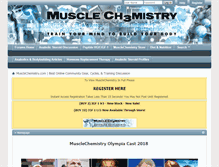 Tablet Screenshot of musclechemistry.com